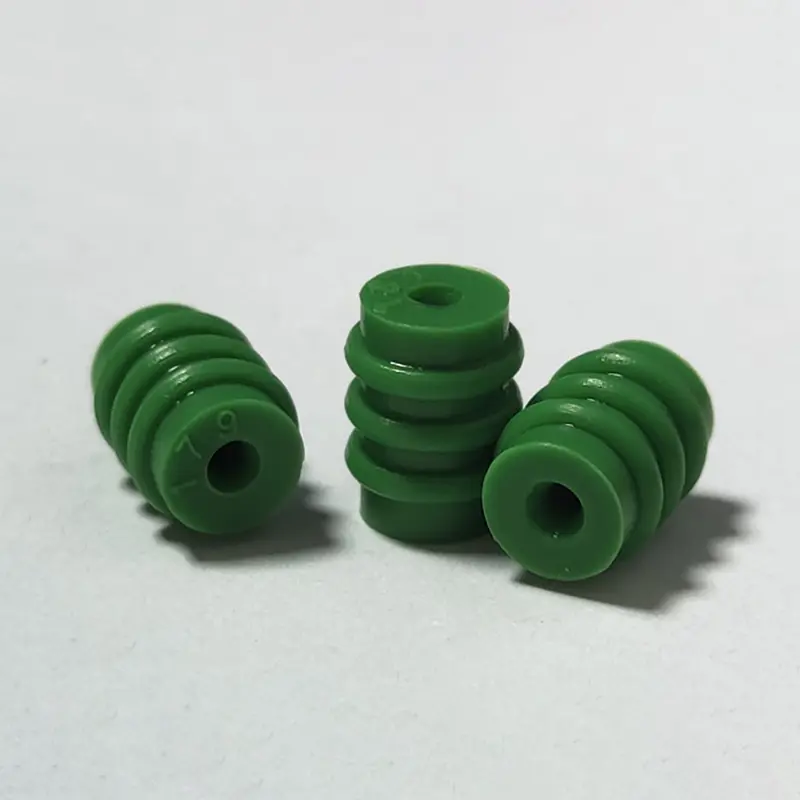 1,3 mm grön silikonplugg
